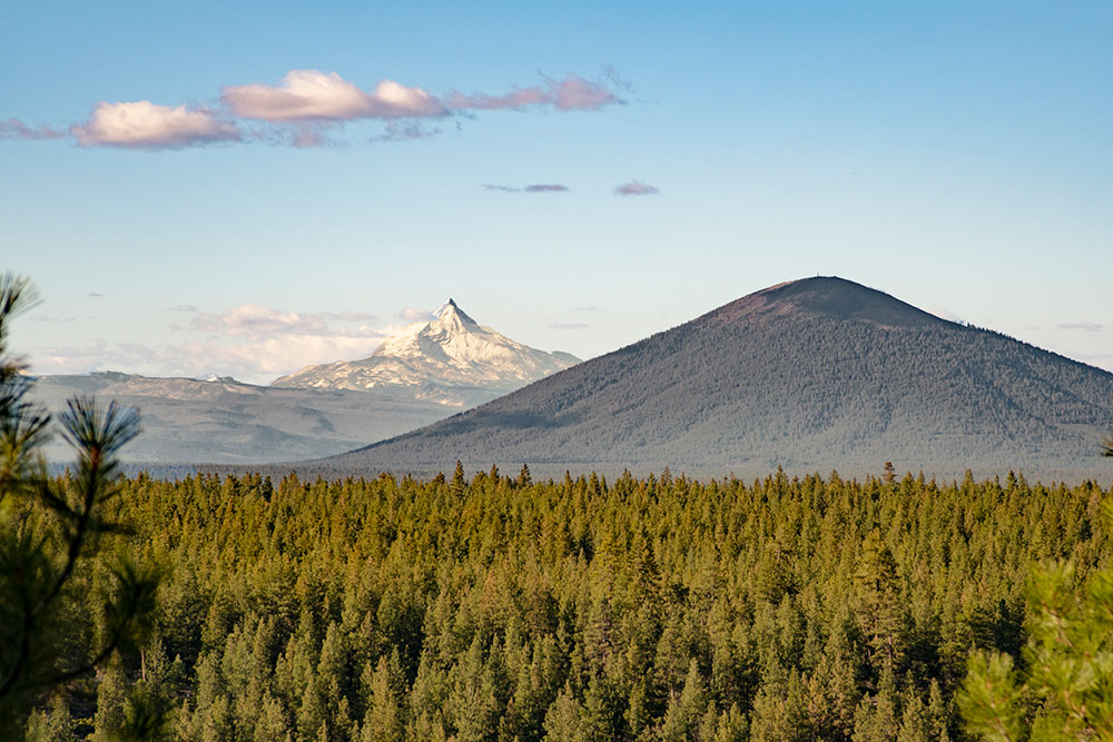 Two Oregon peaks