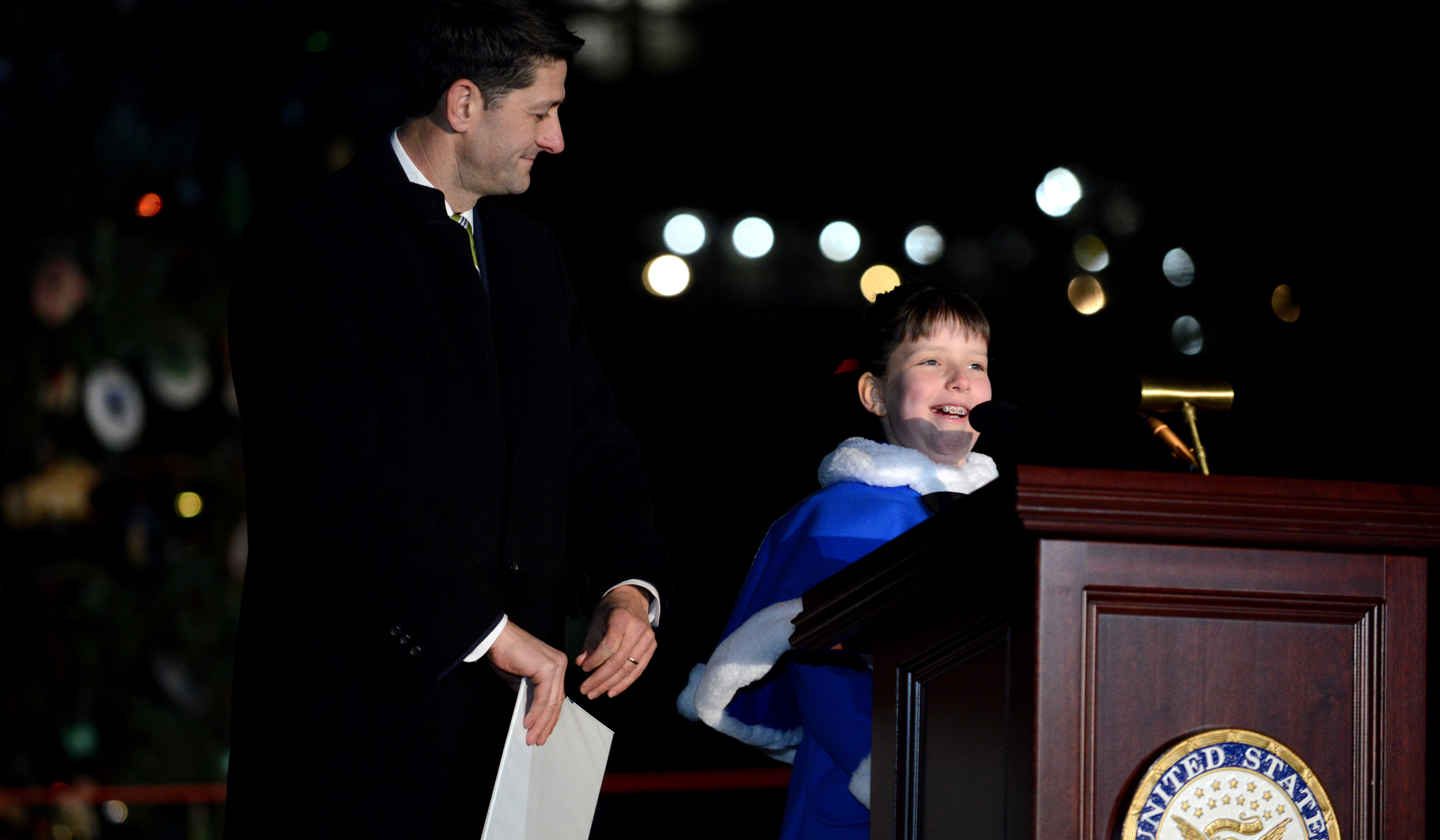 House Speaker Paul Ryan and Brigette Harrington 