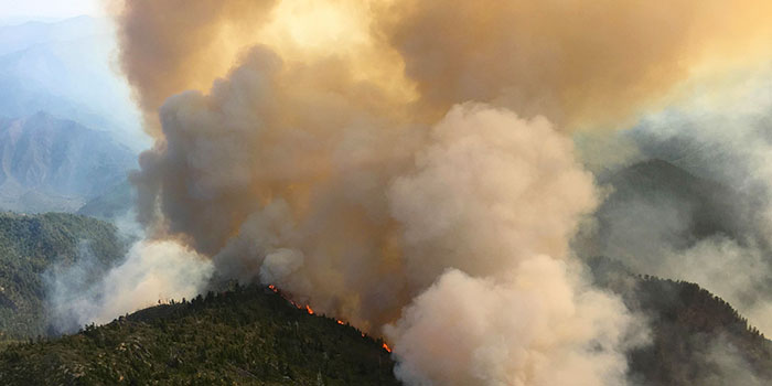 Smoke from Chetco Bar Fire