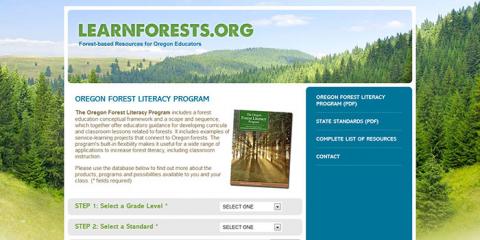 LearnForests.org is a great place to find forest-related activities for K-12 students and teachers