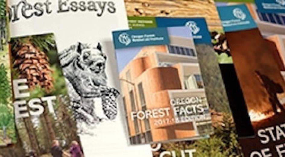 printed materials on a desk