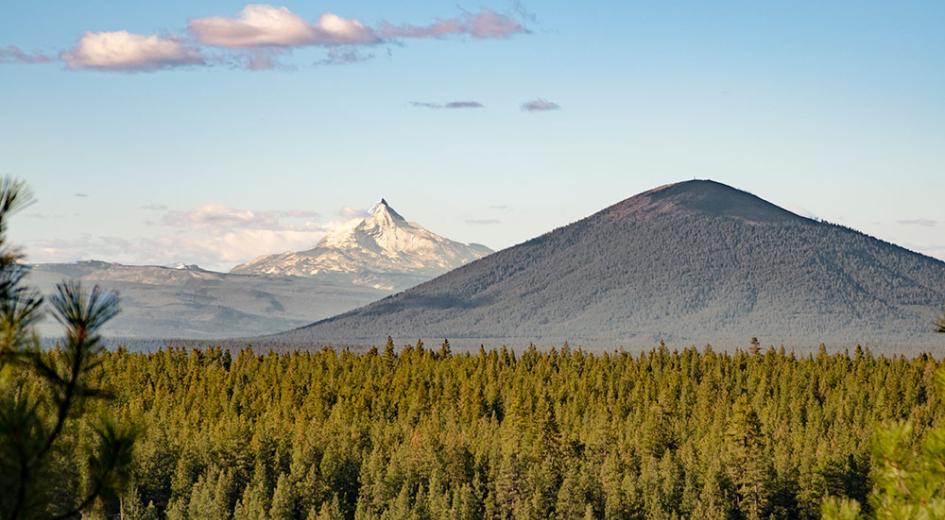 Two Oregon peaks