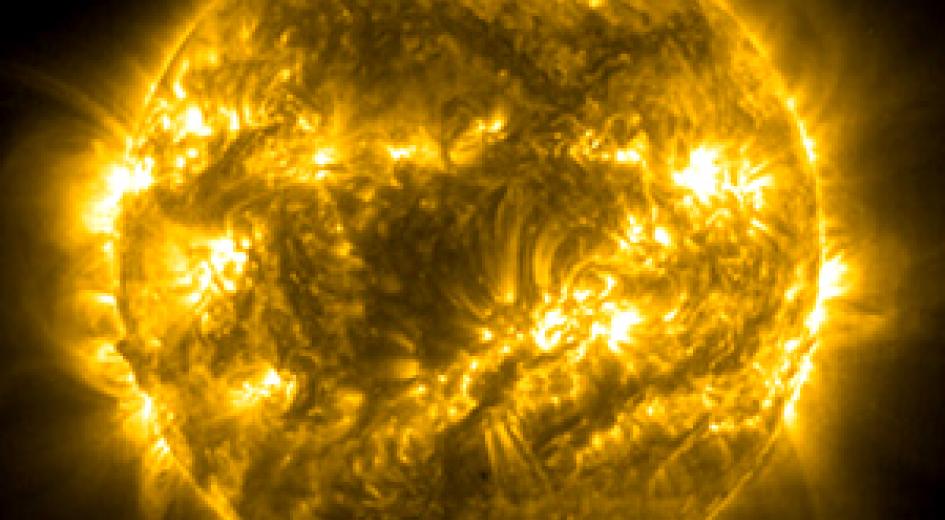 Infrared image of the sun