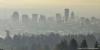 hazy Portland skyline