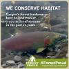 We CONSERVE HABITAT